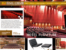 Tablet Screenshot of hall-chair.com